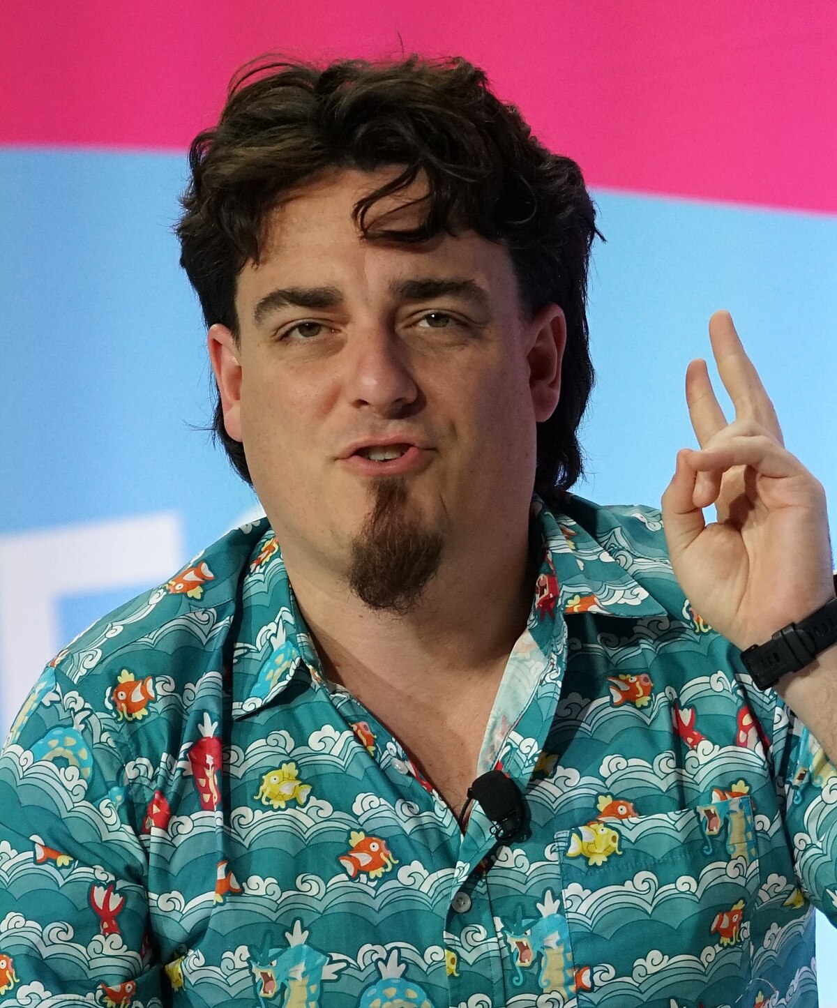 Anduril founder Palmer Luckey speaking at CES 2026