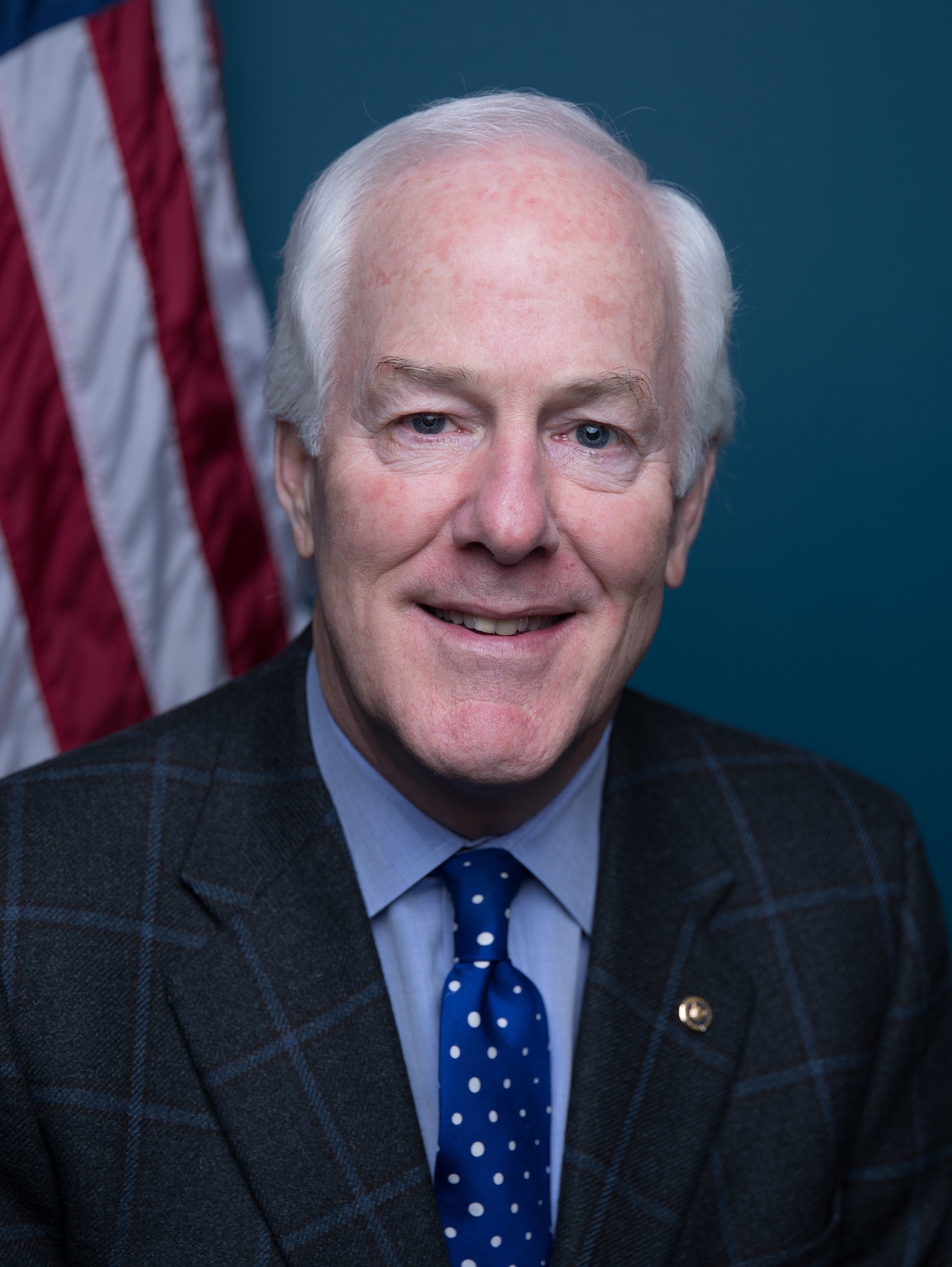 Official Senate portrait of Sen. John Cornyn of Texas