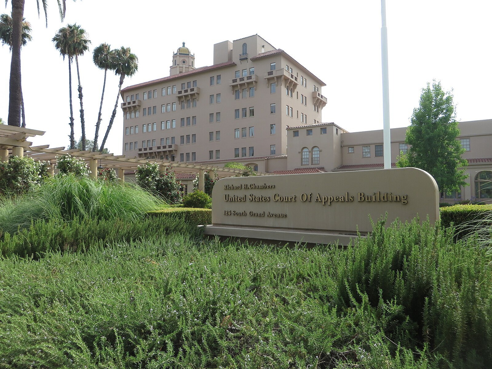 The Richard H. Chambers U.S. Court of Appeals building in Pasadena, California, where the Ninth Circuit heard the case