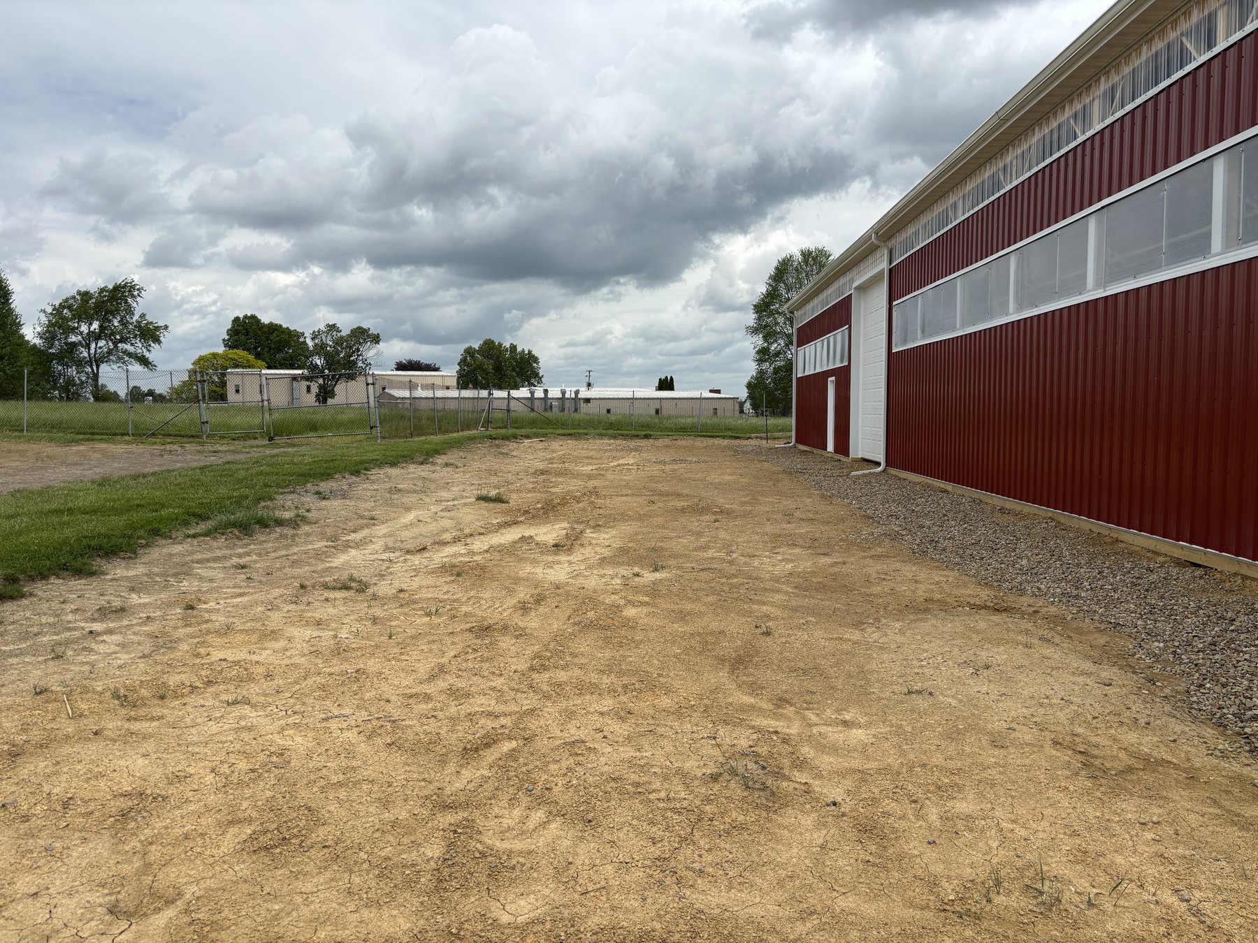 The approximate site of the Butler rally stage in Meridian, Pennsylvania, photographed in May 2025