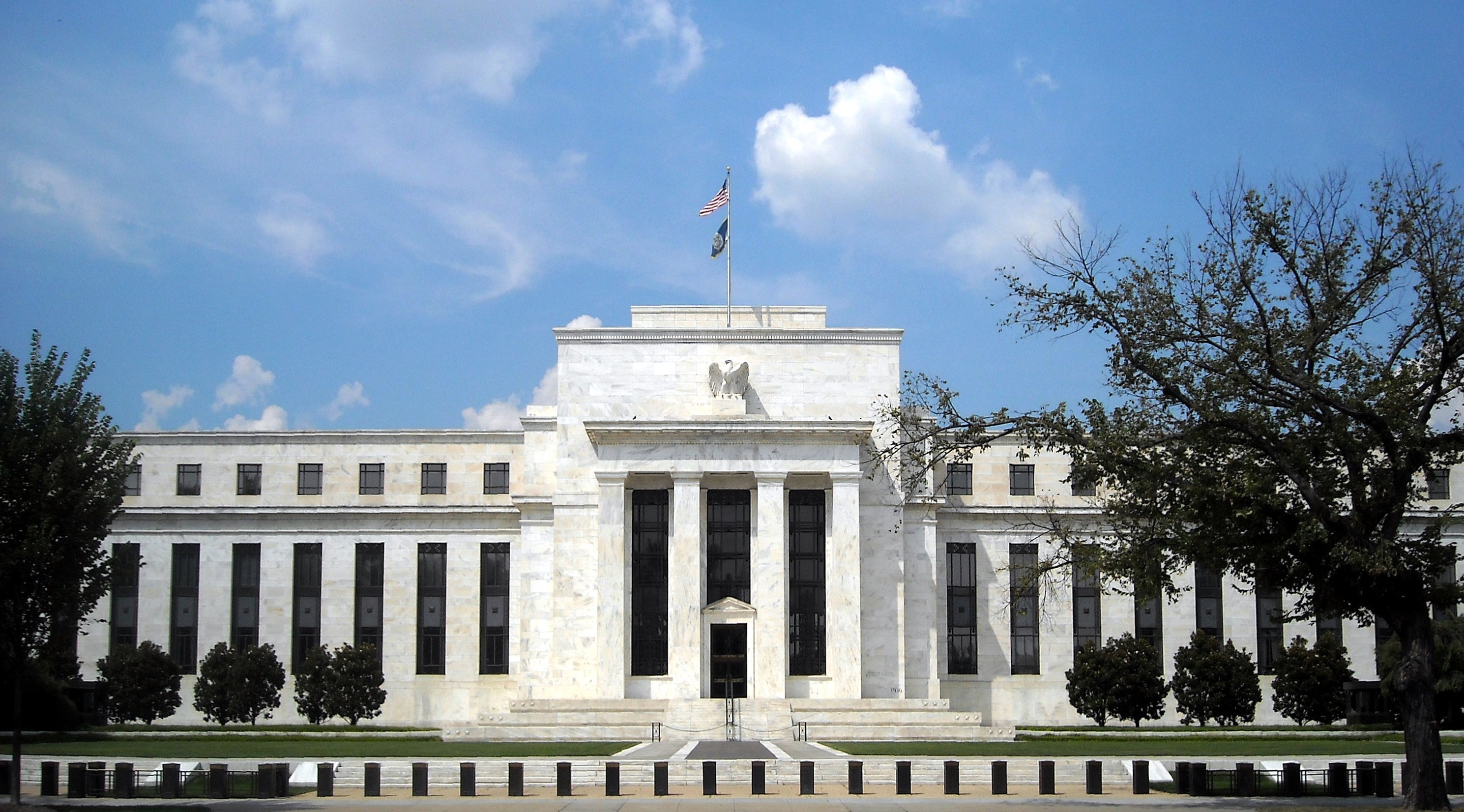 The Marriner S. Eccles Federal Reserve Board Building in Washington, D.C., an Art Deco government building completed in 1937
