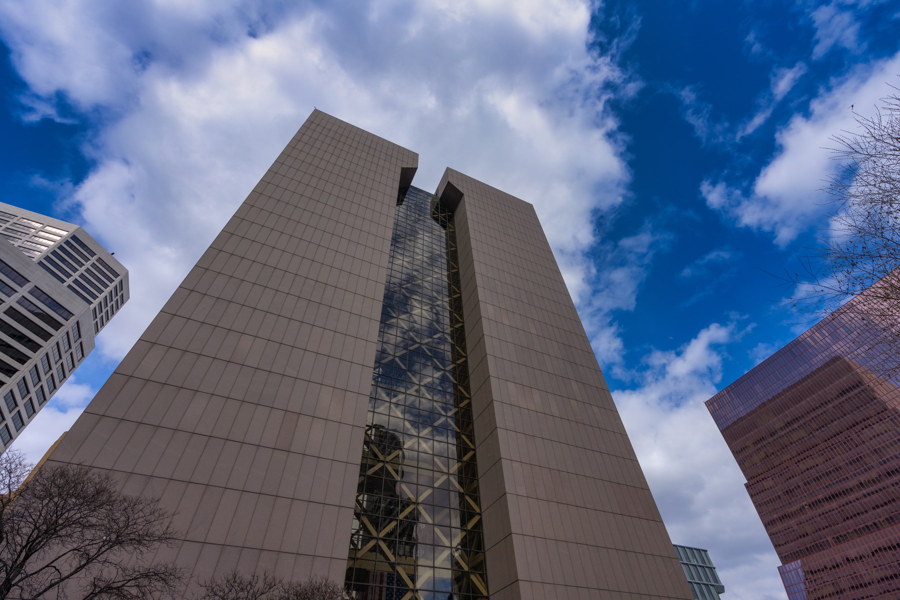 The Hennepin County Government Center in downtown Minneapolis, home of the Fourth Judicial District court where the Castro case is filed