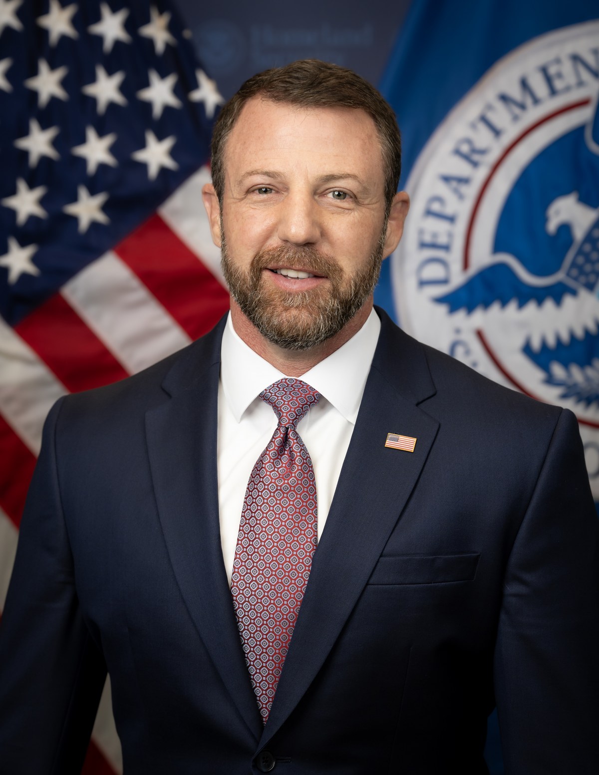 DHS Secretary Markwayne Mullin official portrait