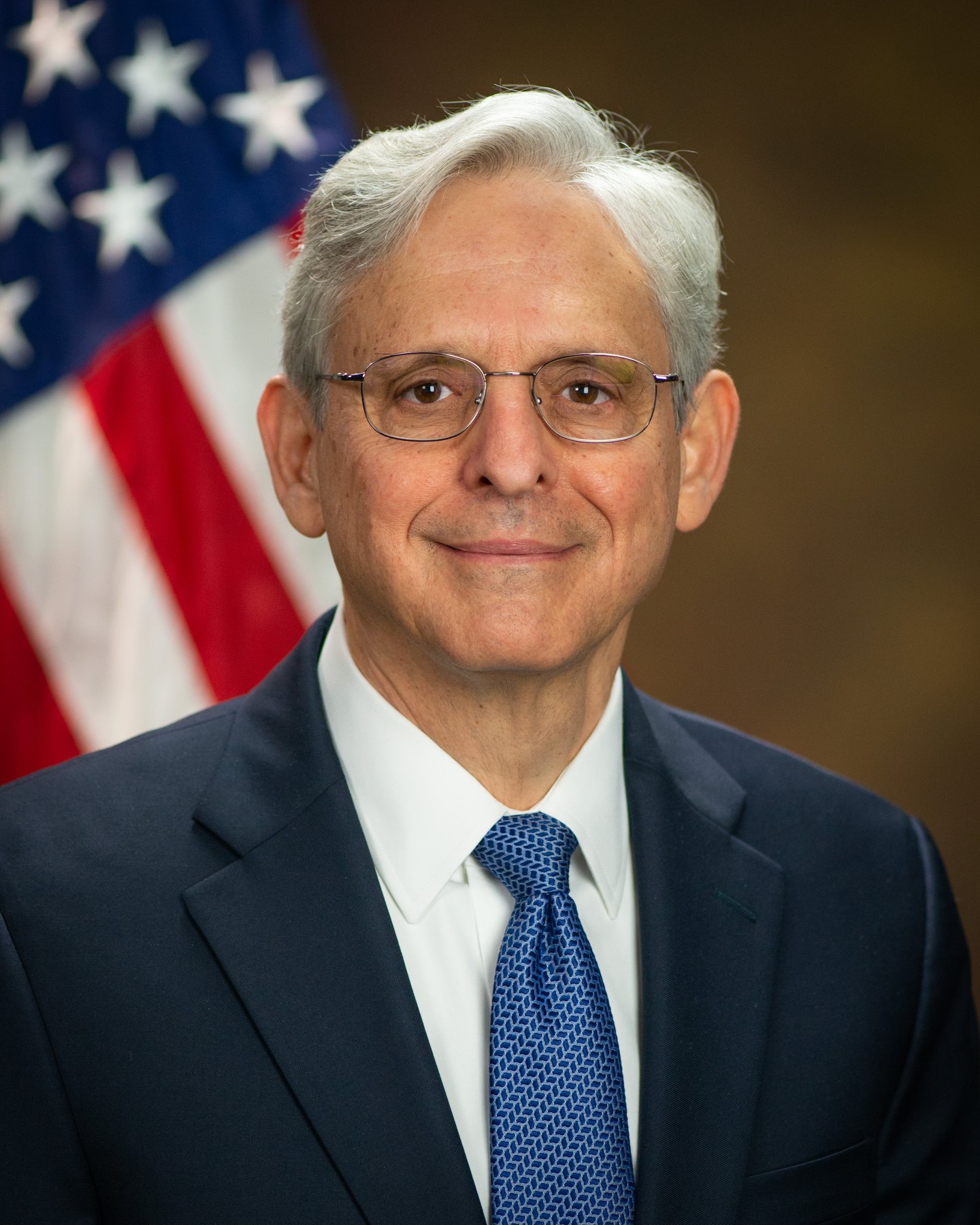 Official portrait of former Attorney General Merrick Garland