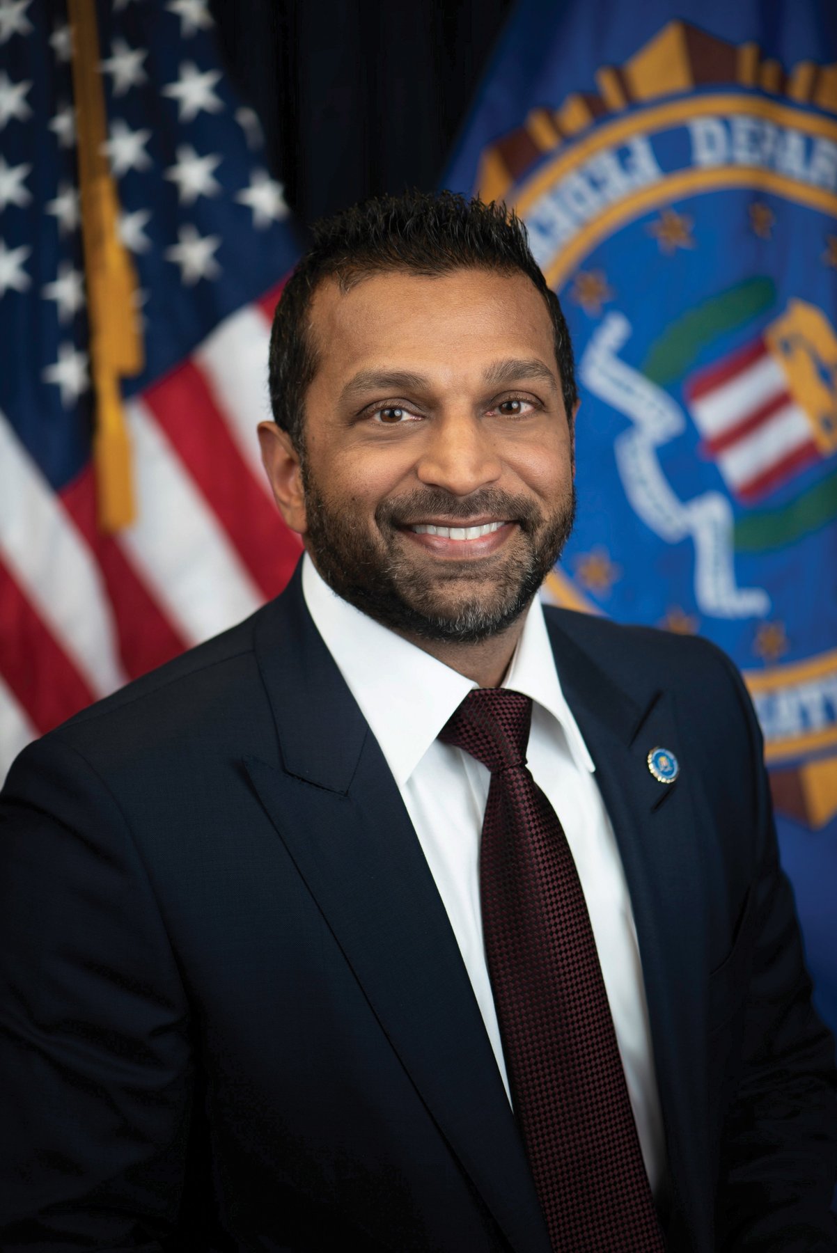 Official portrait of FBI Director Kash Patel