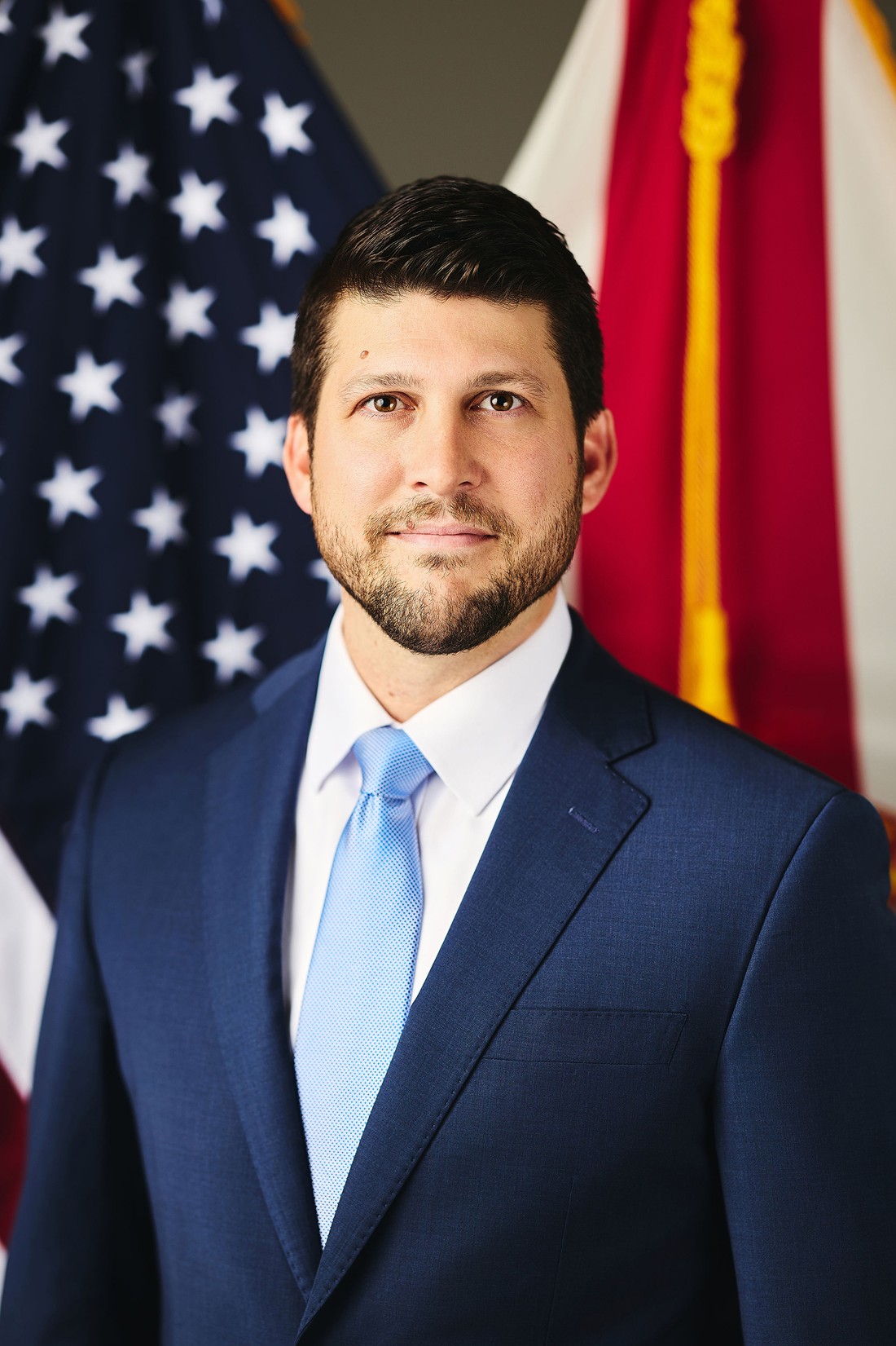 Official portrait of Florida Attorney General James Uthmeier, who chaired the Keep Florida Clean political committee while serving as Gov. Ron DeSantis' chief of staff