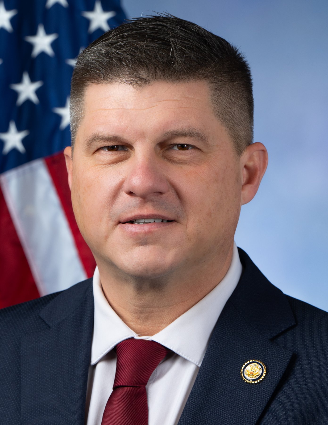 Rep. Brad Finstad of Minnesota, official portrait, 119th Congress
