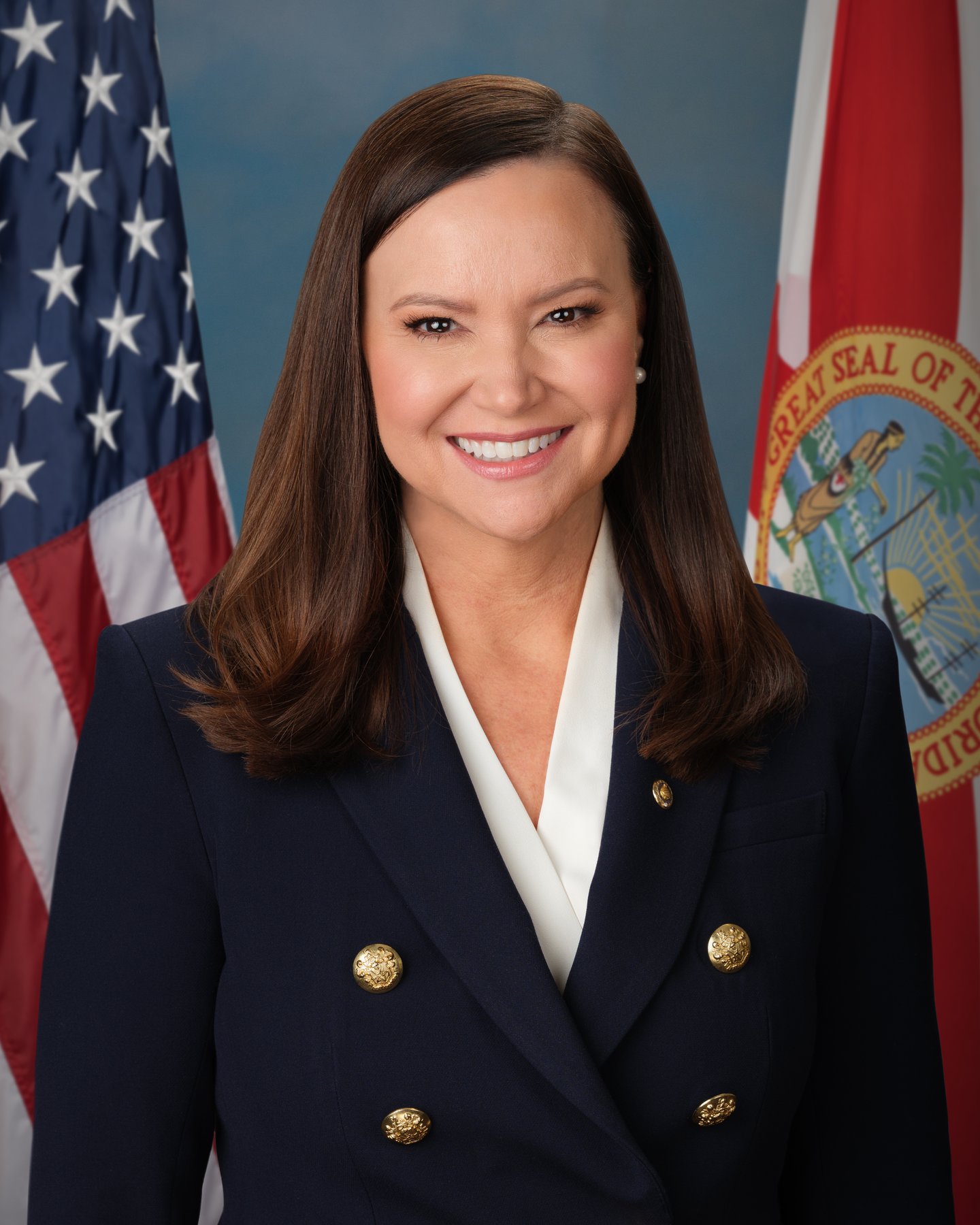 Sen. Ashley Moody of Florida, official Senate portrait