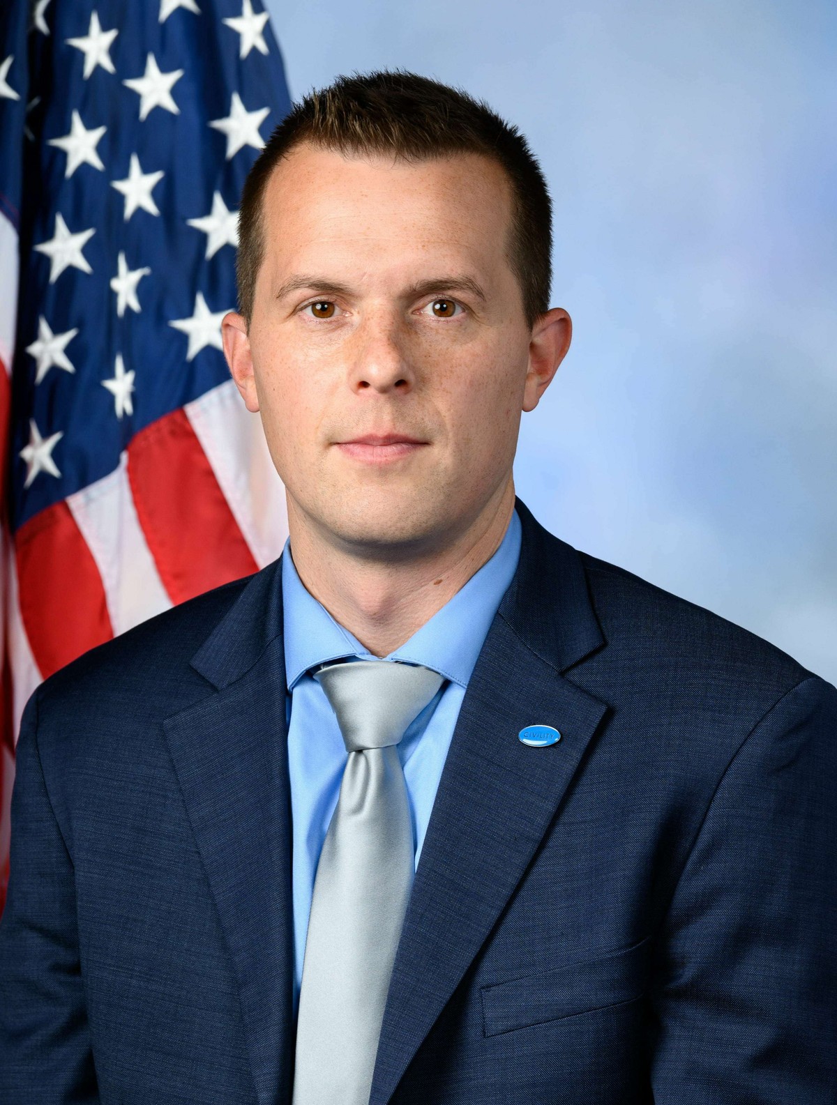 Official congressional portrait of Rep. Jared Golden of Maine
