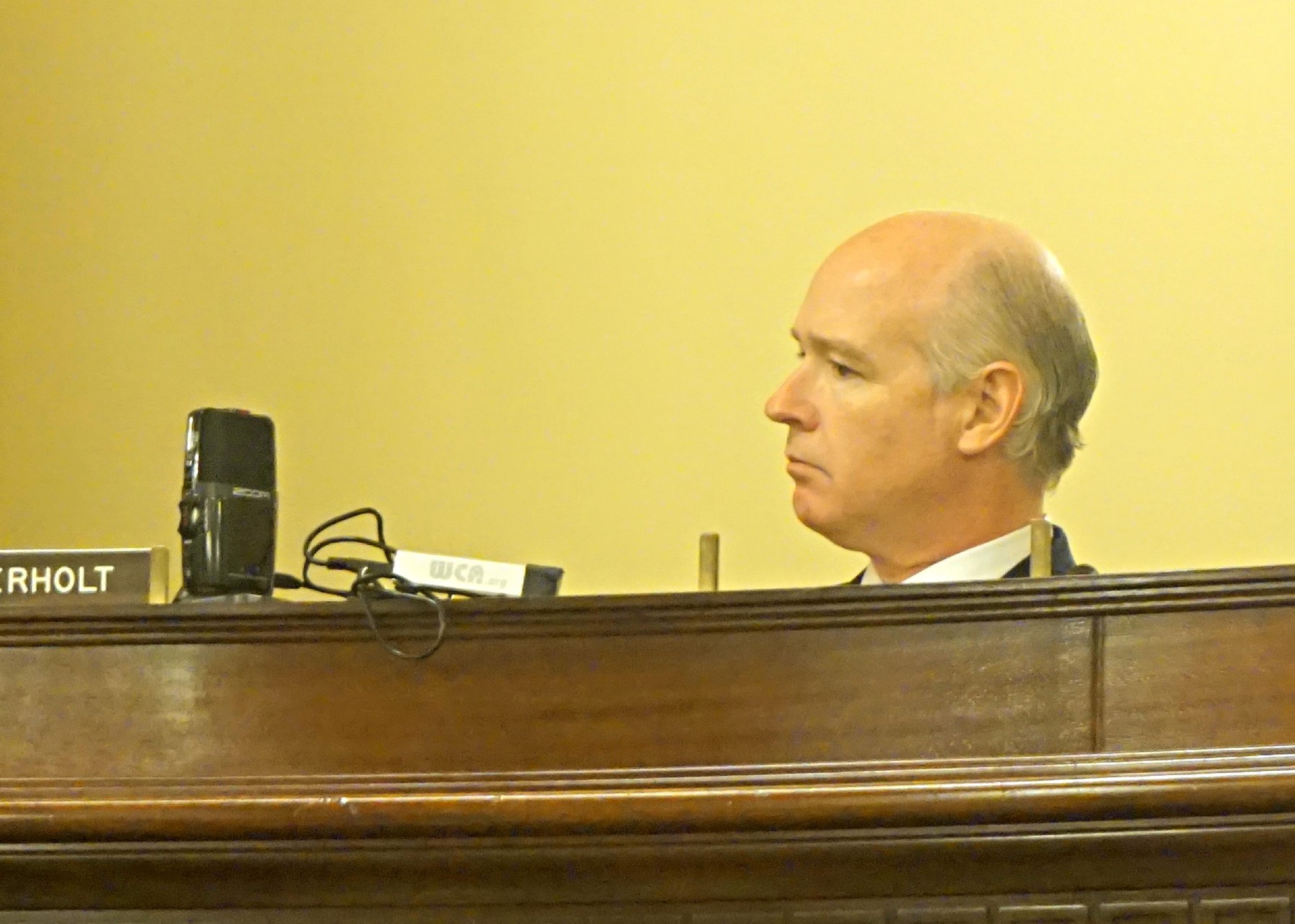 Rep. Robert Aderholt of Alabama, a senior House appropriator, seated at a hearing dais behind his nameplate