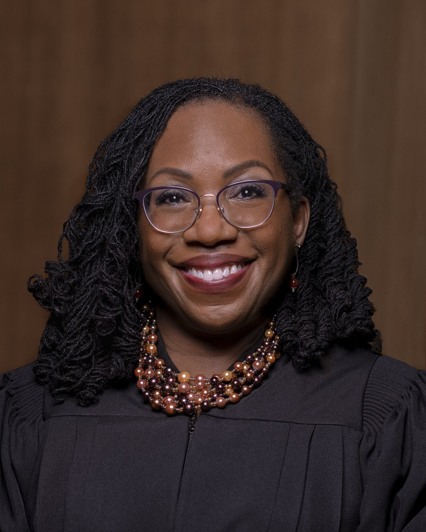 Official Supreme Court portrait of Associate Justice Ketanji Brown Jackson in her judicial robe