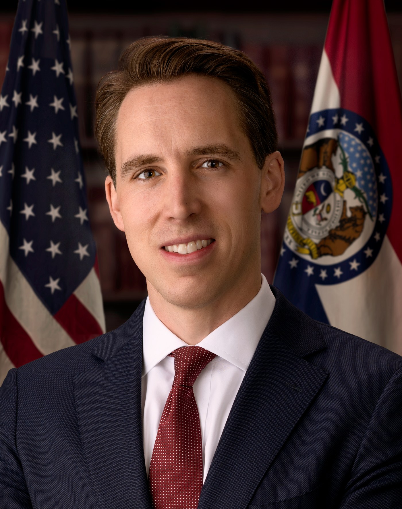 Official Senate portrait of Sen. Josh Hawley of Missouri