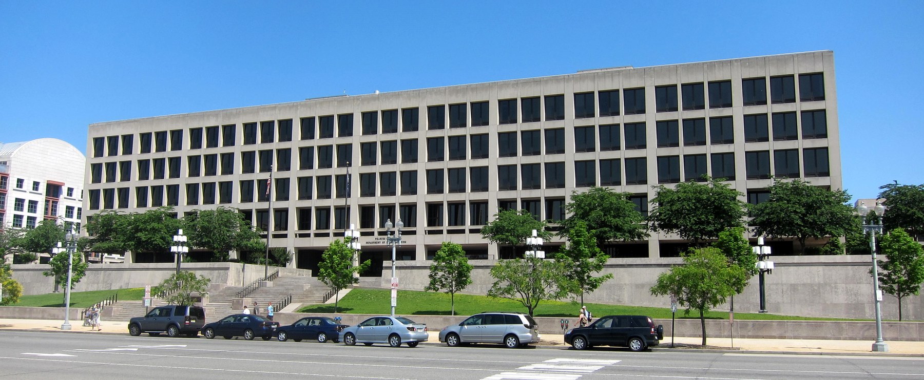 The Frances Perkins Building, headquarters of the U.S. Department of Labor, in Washington, D.C.