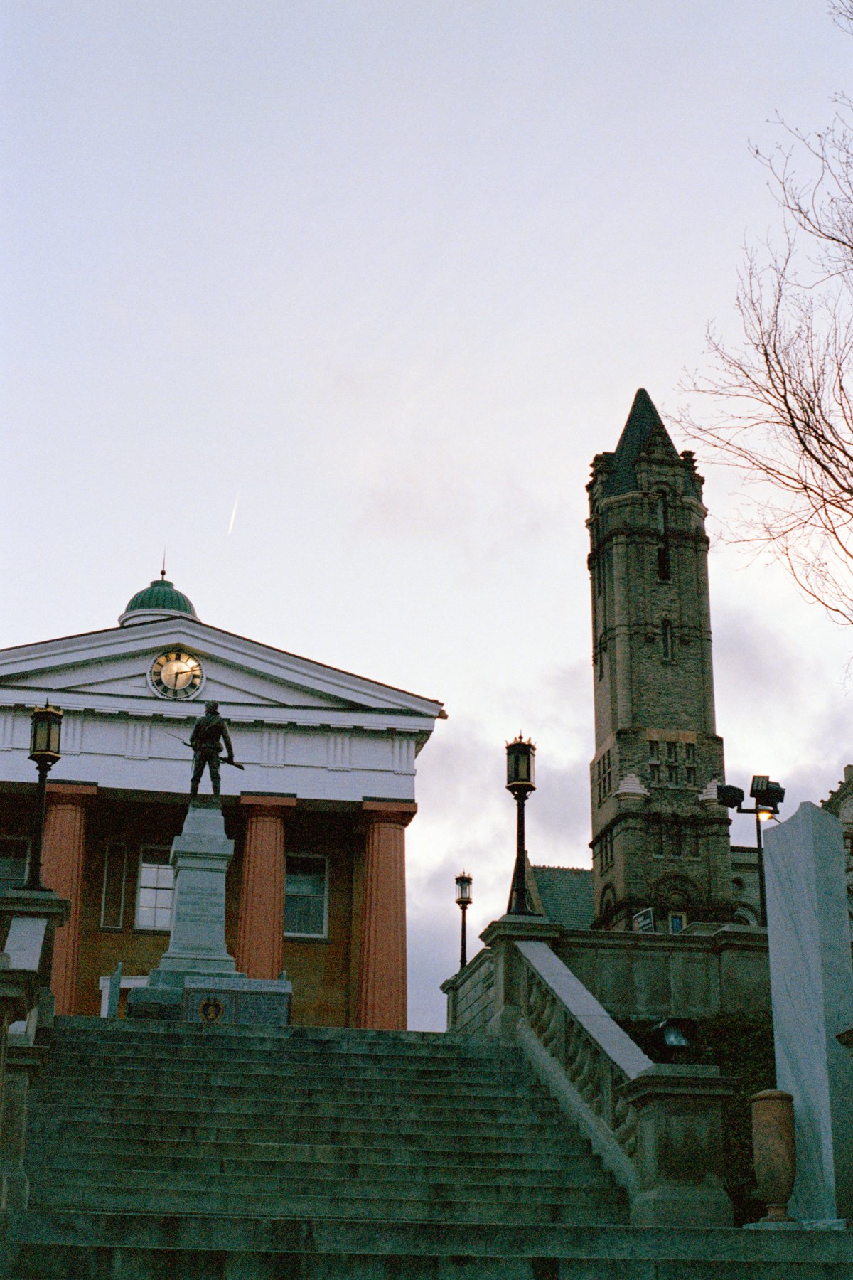 Lynchburg, Virginia's former courthouse on Monument Terrace, now a museum