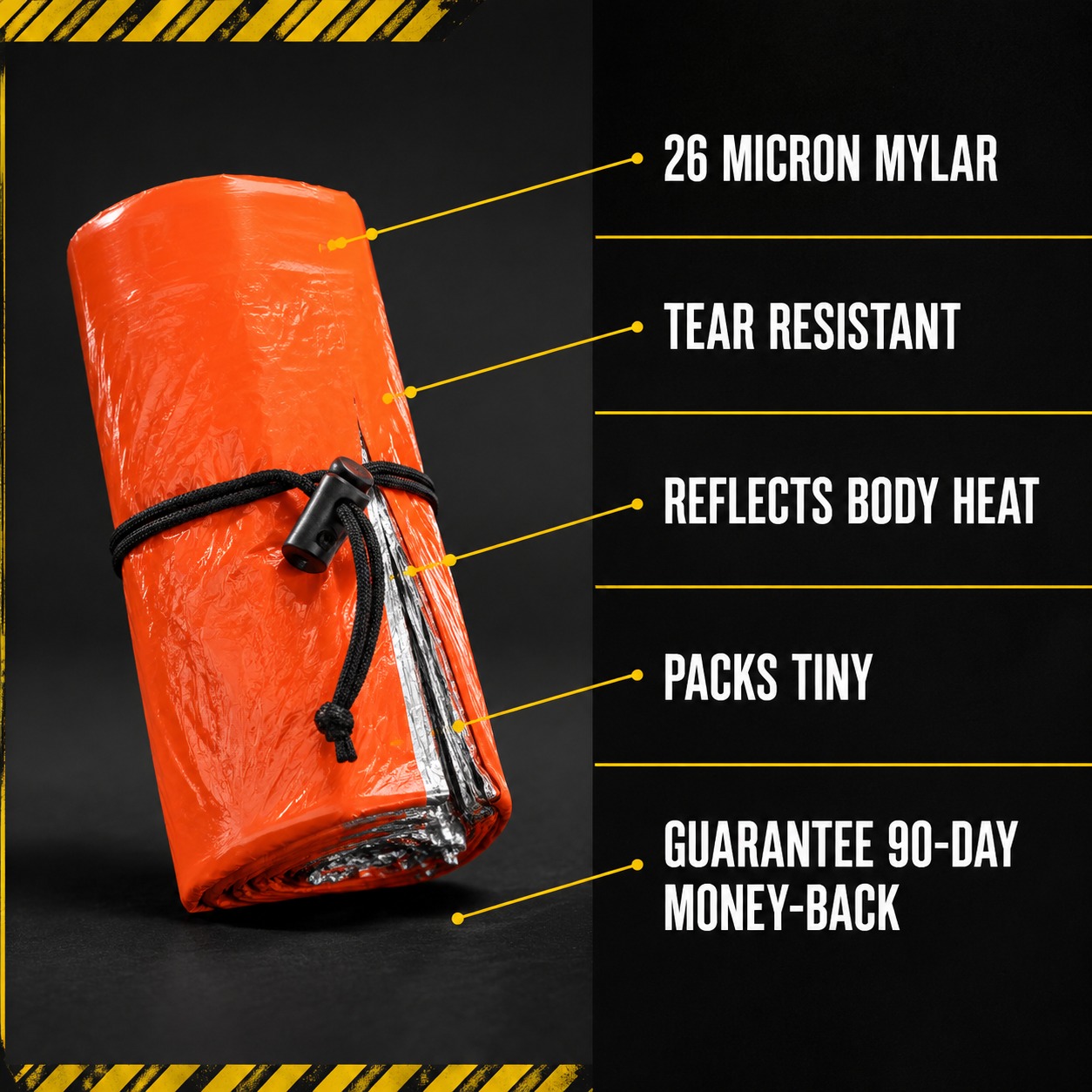 Emergency Sleeping Bag specifications