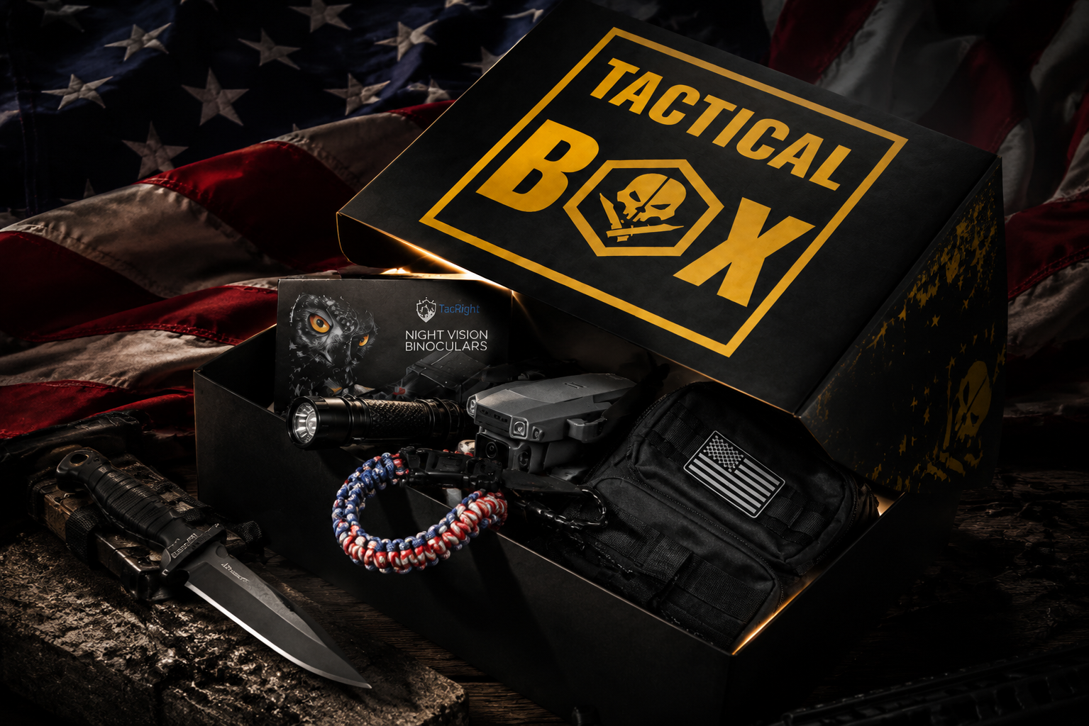 TacticalBox premium gear - hand-curated field kit