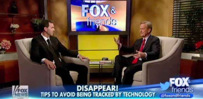 Jason Hanson appearing on Fox & Friends sharing privacy and spy skills