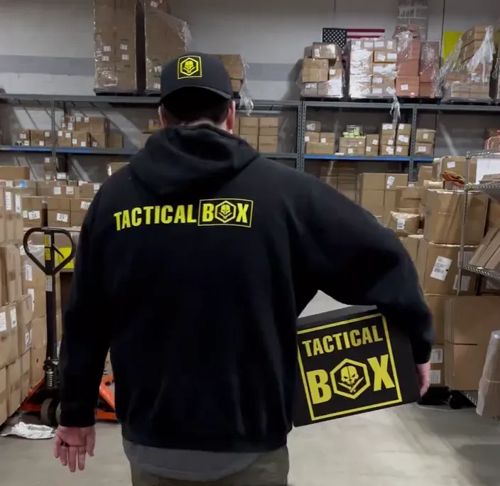 Compact chainsaw tool included in the Tactical Box