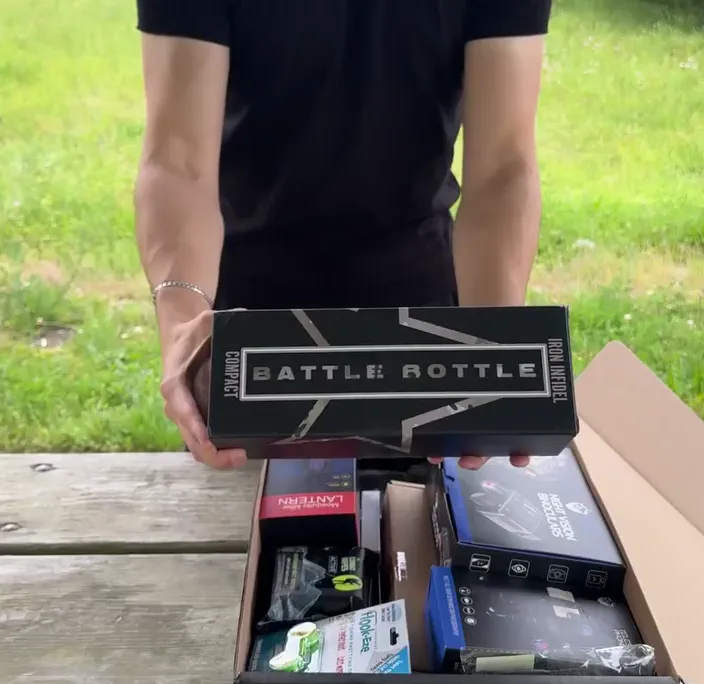 Combat-grade knives included in the Tactical Box