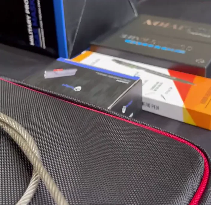 Camp stove and additional outdoor gear included in the Tactical Box