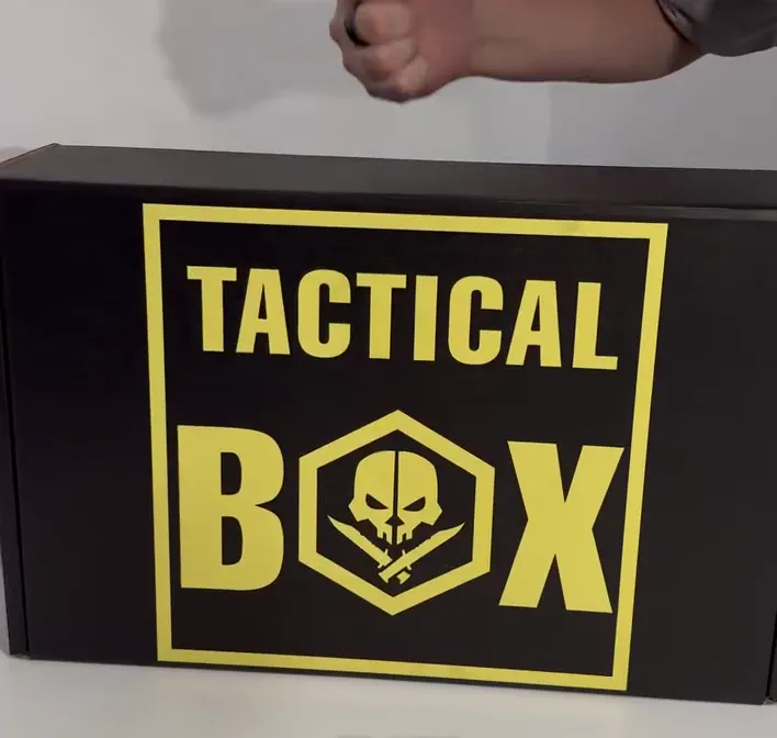 Tactical Box packed and ready to ship