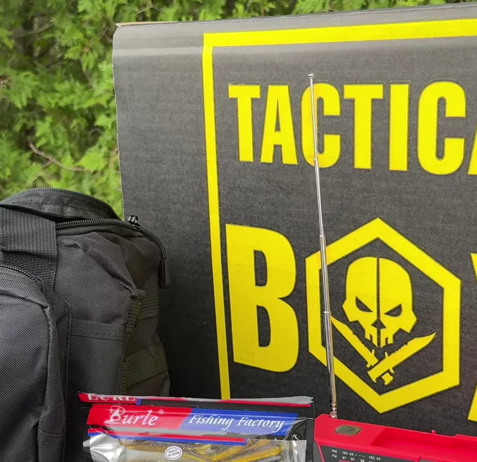 Blueline Combat Knife shown in the ad video